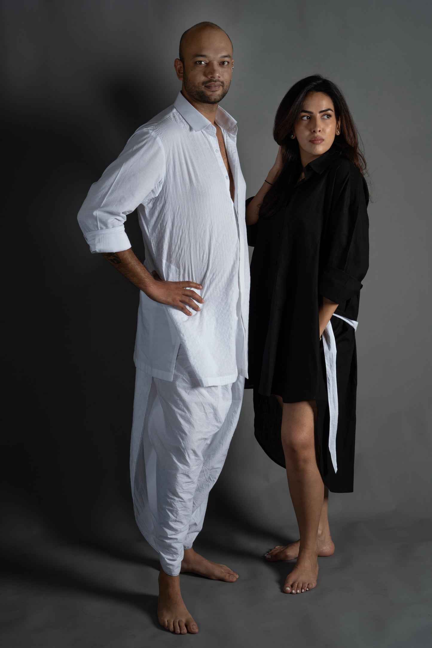 Zenith Shirt Dress - Noir