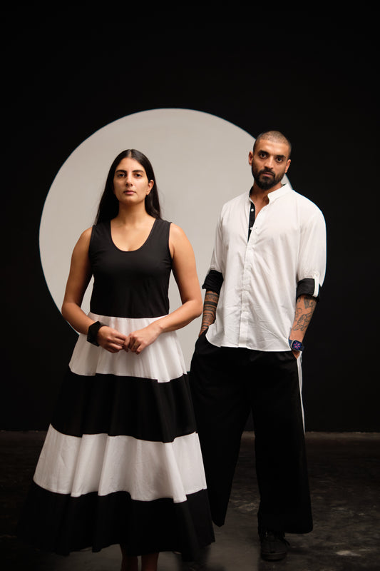 Orbit Dress - Black Crest