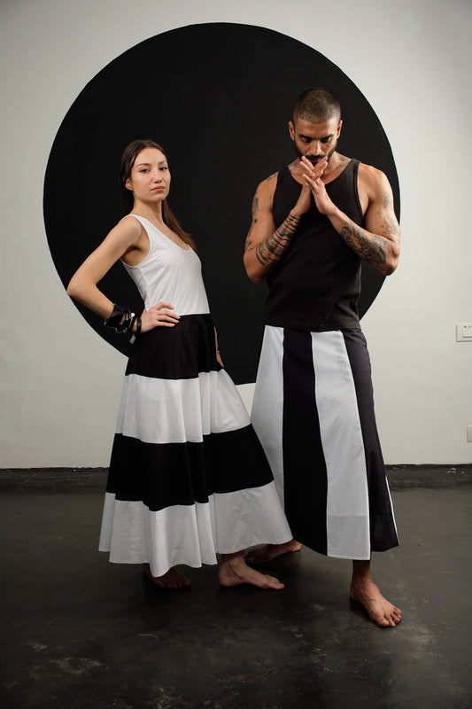 Orbit Dress - White Crest