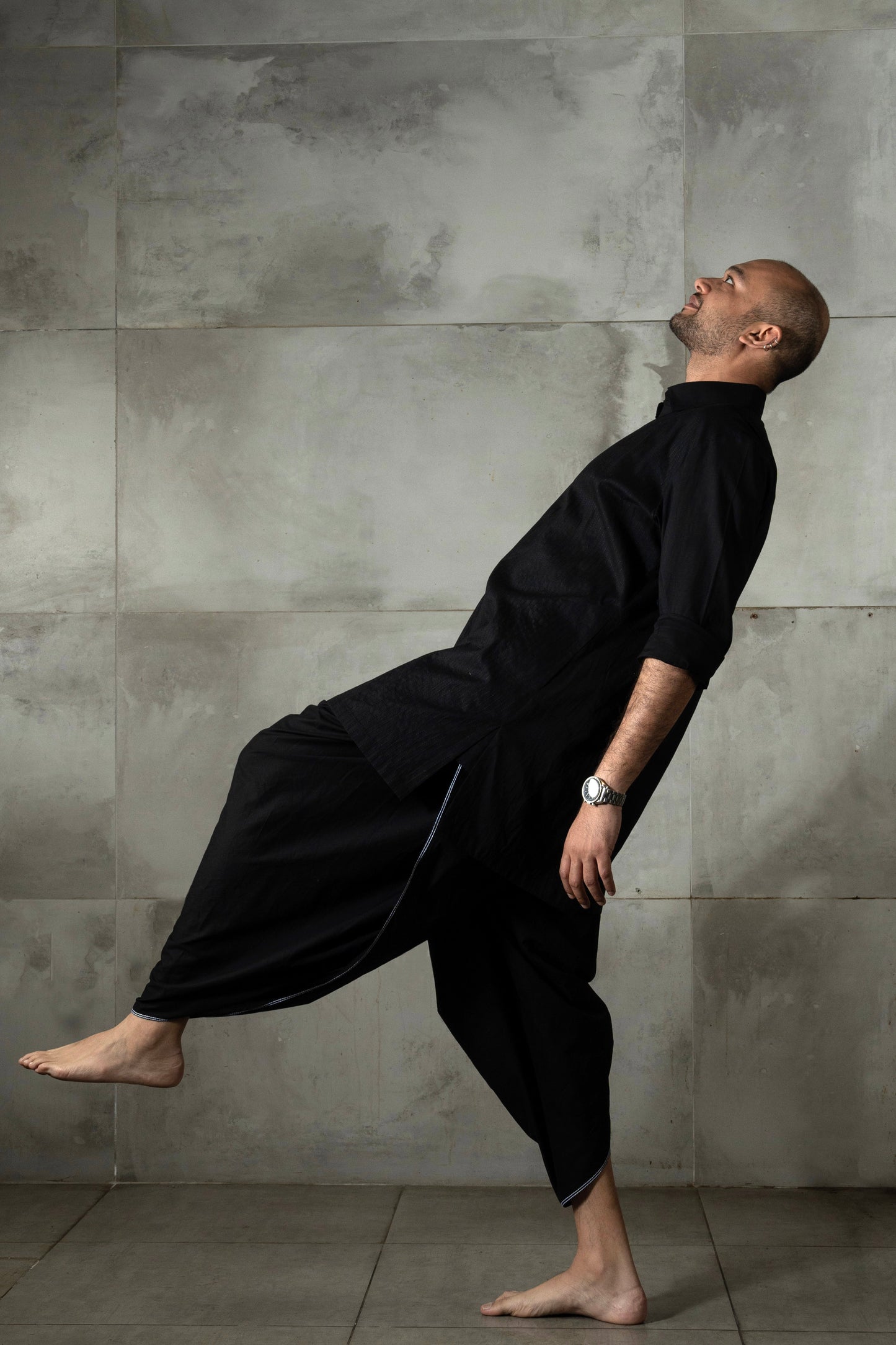 Linea Dhoti - Black
