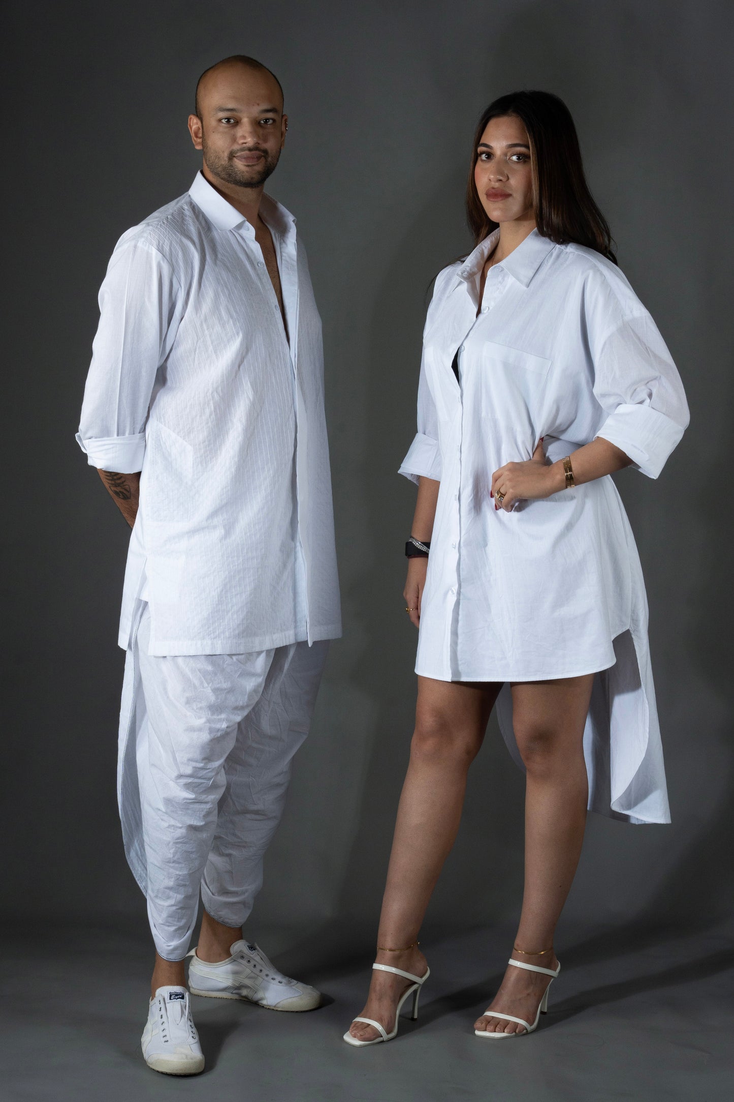 Linea Dhoti - White