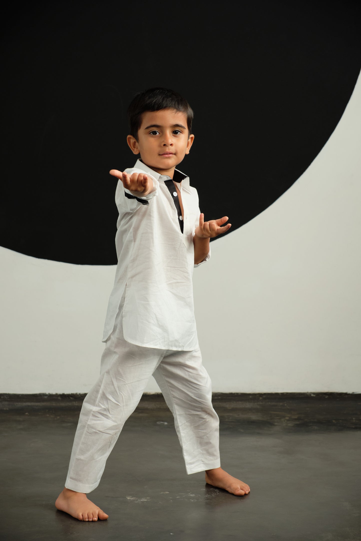 Nova Kurta Set - White