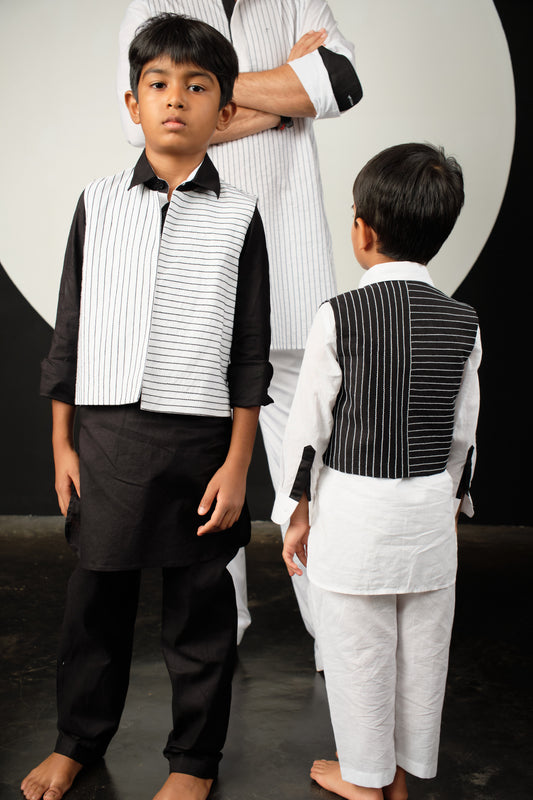 Nova Kurta Set - Black