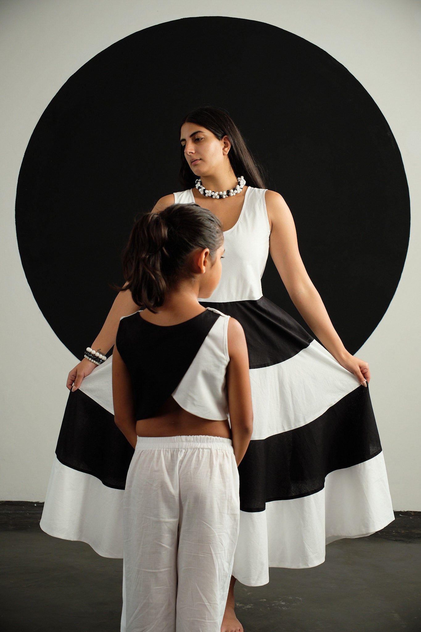 Orbit Dress - White Crest