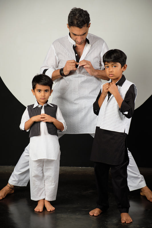 Nova Kurta Set - White